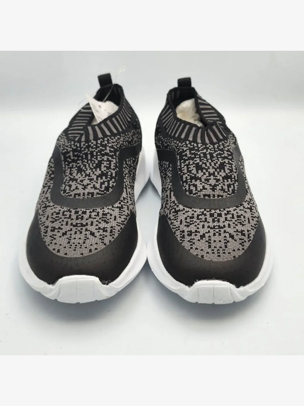 Black\Grey and White Slip-On Sneakers | Kid's 11 NWT